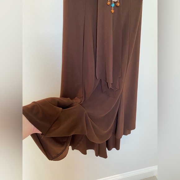 NWT Brown Boho Dress - Picture 5 of 9